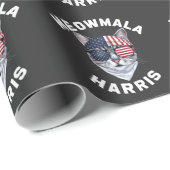 メオウマラかまら子なしキャットレディーハリス ラッピングペーパー (ロールコーナー)