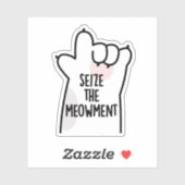 メオウ前向きトを捕まえる シール (シート)