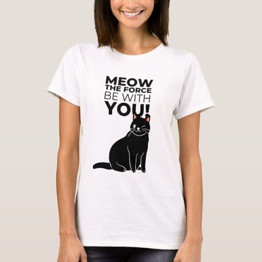 メオウ・ザ・フォース Tシャツ (正面)