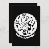 メオクロバイオロジー微生物学猫好き シーズンカード (正面/裏面)