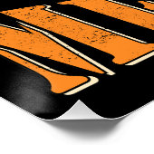 メオディテキサンキャットカウボーイシェリフパーソナライズされた ポスター (コーナー)