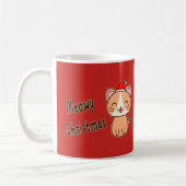 メオリークリスマス コーヒーマグカップ (左)