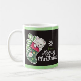 メオリークリスマス ハッピーなトナカイ コーヒーマグカップ