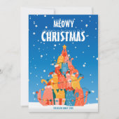 メオリークリスマス、面白いクリスマスカード (正面)