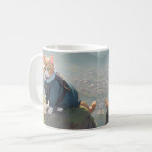 メオ威厳のあるー・ナチュス コーヒーマグカップ (正面左)