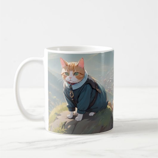 メオ威厳のあるー・ナチュス コーヒーマグカップ (左)