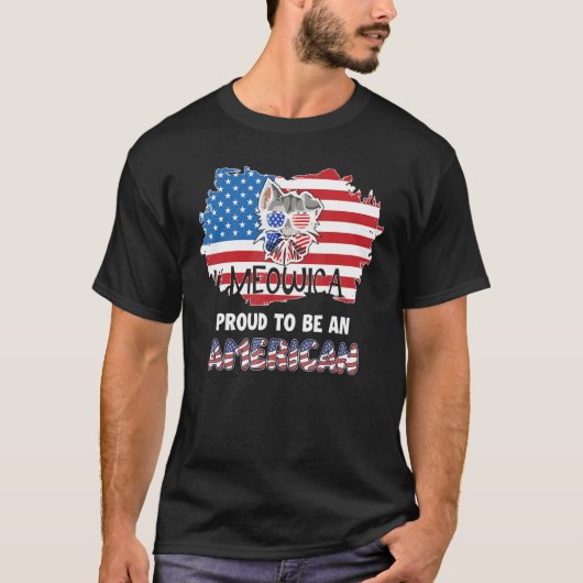 メオ誇りを持ったビカは7月のアメリカ4日になる Tシャツ (正面)
