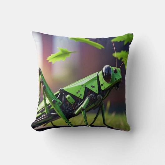 メカのバッタ クッション (正面)