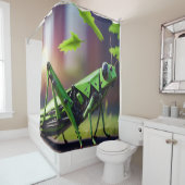 メカのバッタ シャワーカーテン (インサイチュ)