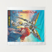 メカウォリアー – KAORI'S ANGEL SUITE MK78 タペストリー (正面(横))