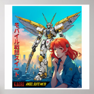 メカウォリアー – KAORI'S ANGEL SUITE MK78 ポスター