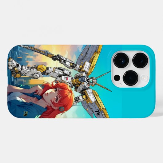 メカウォリアー – KAORI'S ANGEL SUITE MK78 Case-Mate iPhoneケース (裏面 (横))