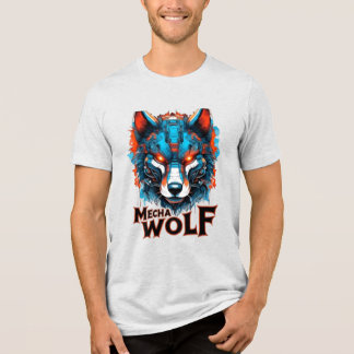 メカウルフ グラフィック ダブルプリント トライブレンドＴシャツ