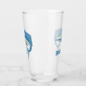 メカジキおもしろい漫画イラストレーション タンブラーグラス (左)