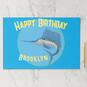 メカジキおもしろい漫画イラストレーション ペーパーパッド (インサイチュ)