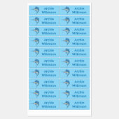 メカジキのおもしろい漫画パーソナライズされた ラベル (シート)