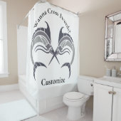 メカジキのサンダー_コーブ シャワーカーテン (インサイチュ)