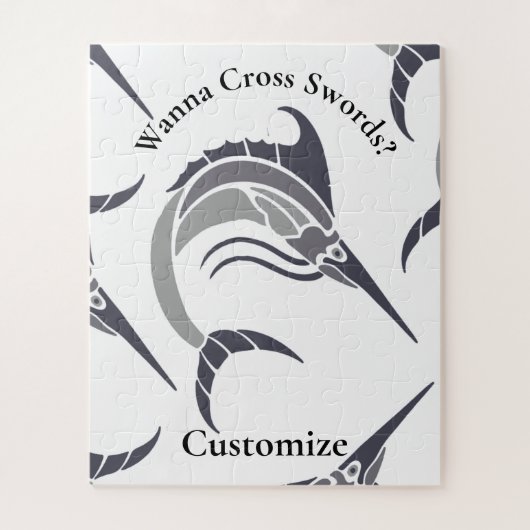 メカジキのサンダー_コーブ ジグソーパズル (縦)