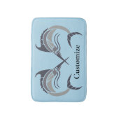 メカジキのサンダー_コーブ バスマット (正面縦)