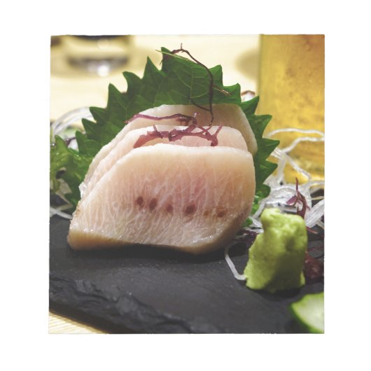 メカジキの刺身 わさび 生 鲜 ノートパッド (正面)