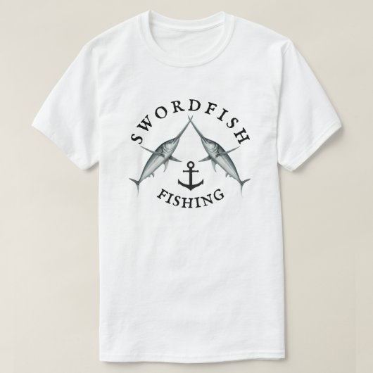 メカジキの釣り Tシャツ (デザイン正面)