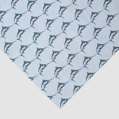 メカジキの青クール柄 薄葉紙 (詳細)