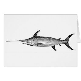 メカジキは、科学的なイラストレーション梳きます