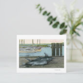 メカジキ二匹の見解 ポストカード (スタンド正面)