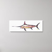 メカジキ キャンバスプリント (正面)