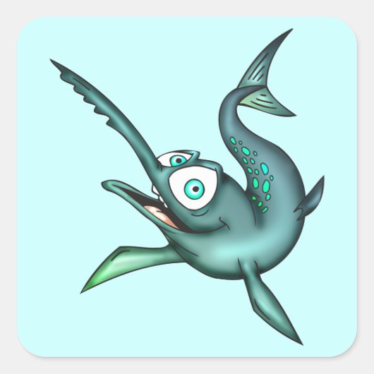 メカジキ スクエアシール (正面)