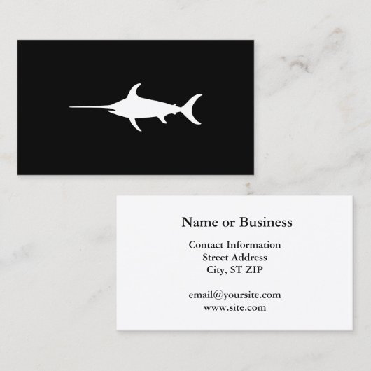 メカジキ 名刺 (正面/裏面)