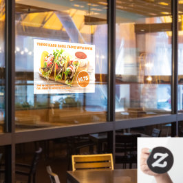 メカスタマイズキシカン懸命シェルタコス飲料 ウィンドウサイン