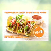 メカスタマイズキシコフード懸命シェルタコス飲料ドア ウィンドウサイン (シート3)