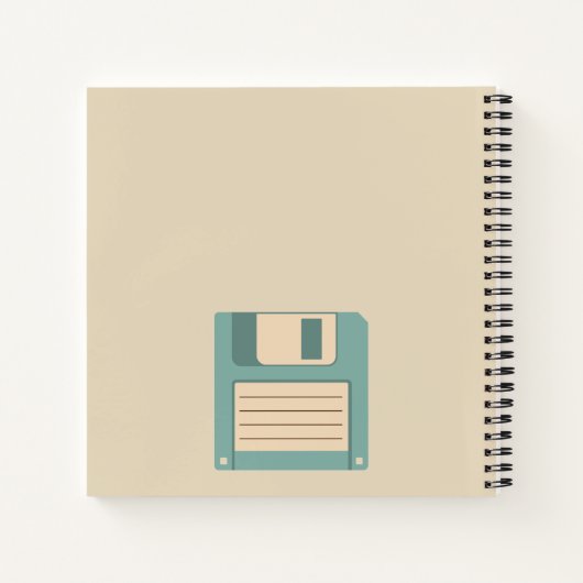 メカスタムッセージコンピュータフロッピーディスクノートブック ノートブック (裏面)