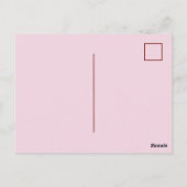 メカスタムッセージダークグリーン&ミントグリーン ポストカード (裏面)