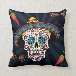 メカッコいいキシカン糖スカル枕 クッション