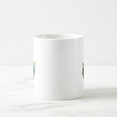メカニカルなト音記号 コーヒーマグカップ (中央)