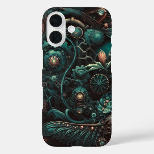 メカニカルな夢ステームパンクエレガンスを動かす iPhone 16ケース