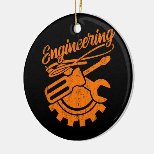 メカニカルエンジニアおもしろいエンジニアリングツール セラミックオーナメント (左)