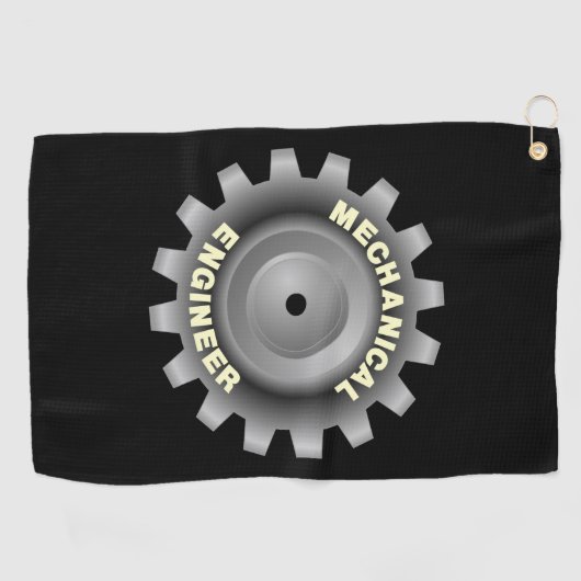 メカニカルエンジニアグレーギア ゴルフタオル (横)