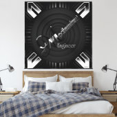 メカニカルエンジニアデコフレア キャンバスプリント (インサイチュ (寝室))