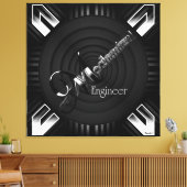 メカニカルエンジニアデコフレア キャンバスプリント (インサイチュ (リビング))