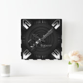 メカニカルエンジニアデコフレア スクエア壁時計 (ホーム)