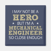 メカニカルエンジニアユーモアノベルティ マグネット (正面)