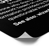 メカニカルエンジニア定義の意味 ポスター (角)