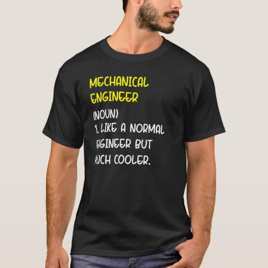 メカニカルエンジニア定義1 Tシャツ (正面)