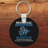 メカニカルエンジニア解決問題エンジニアリングT S キーホルダー (正面)