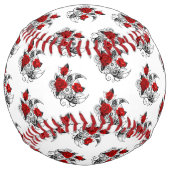 メカニカルクレセント（赤いバラ） ソフトボール (裏面)