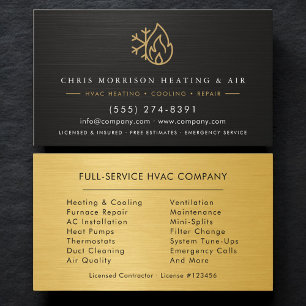 メカニカルシステムズHVAC技術QRコード 名刺