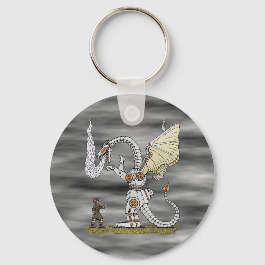 メカニカルドラゴン キーホルダー (正面)